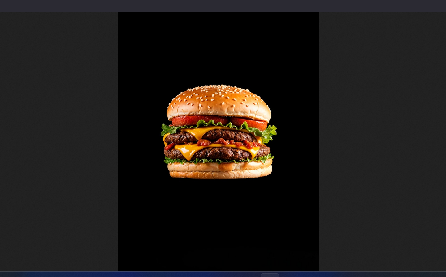 Hamburger seul